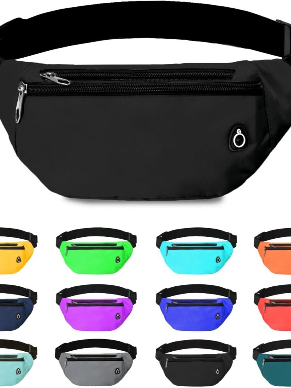 Fanny Pack for Women Men,Crossbody Fanny Pack Water Resistant Sports Waist Bag P